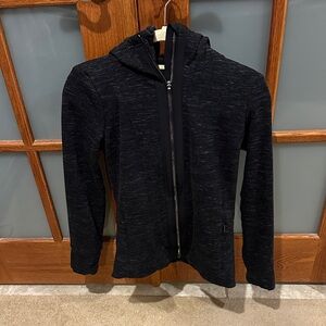 Athleta Black Zip-Up Jacket